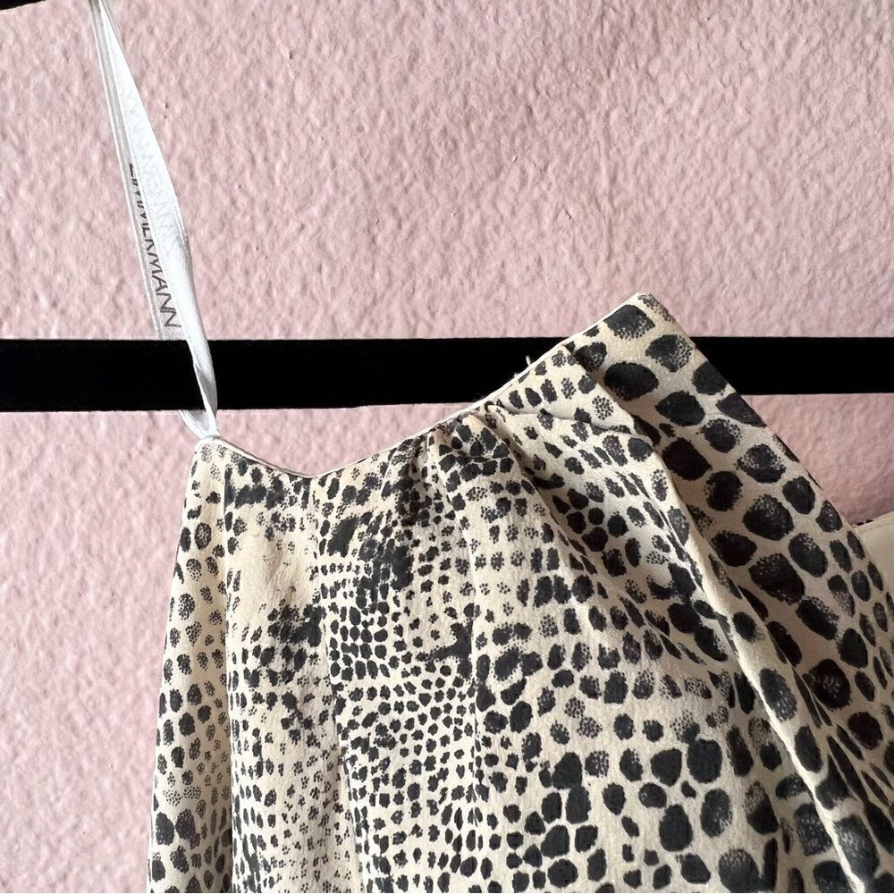 Zimmermann Monochrome Snake Print Mini Dress - Picture 11 of 16